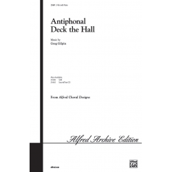 Antiphonal Deck The Hall 2Pt - Greg Gilpin