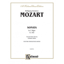Sonata C major KV545: for 2 pianos - Wolfgang Amadeus Mozart