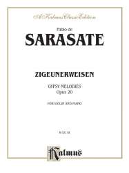 Zigeunerweisen op.20 : - Pablo de Sarasate
