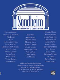 Sondheim : A celebration at Carnegie