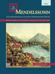 Mendelssohn 24 Songs. Med/low - Felix Mendelssohn-Bartholdy