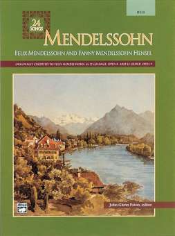 Mendelssohn 24 Songs. Med/high
