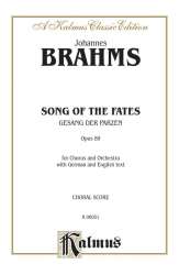 Song of the Fates op.89 : for mixed chorus and orchestra - Johannes Brahms