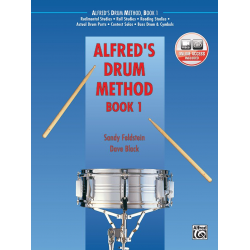 ALFRED'S DRUM METHOD. BK 1 & DVD (SL) - Sandy Feldstein