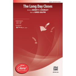 Long Day Closes SATB - Greg Gilpin