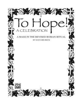 To Hope : a Celebration