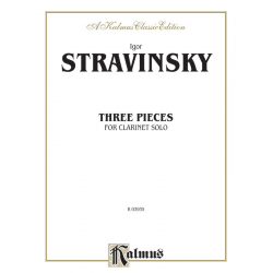 3 Pieces : for clarinet - Igor Strawinsky