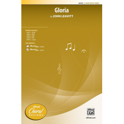 Gloria 2 Pt - John Leavitt