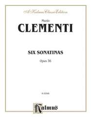 6 SONATINAS OP.36 : FOR PIANO - Muzio Clementi