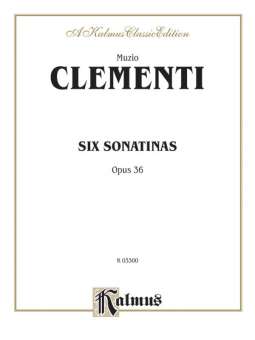6 SONATINAS OP.36 : FOR PIANO