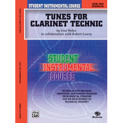 Tunes for Clarinet Technic Level 2 - Fred Weber