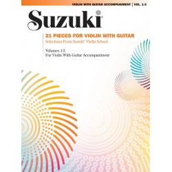 21 Pieces for violin and guitar : - Shinichi Suzuki