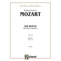 6 Duets op.70 vol.1 )nos.1-3) : - Wolfgang Amadeus Mozart