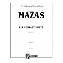 Elementary Duets op.86 : - Jacques Mazas