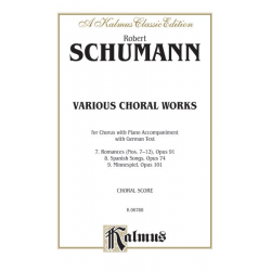 Various Choral Works : - Robert Schumann