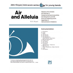 Air and Alleluia (concert band) - Wolfgang Amadeus Mozart / Arr. John Kinyon