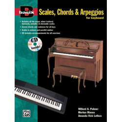 Basix Scales and Arpeggios. Book and CD - Willard A. Palmer