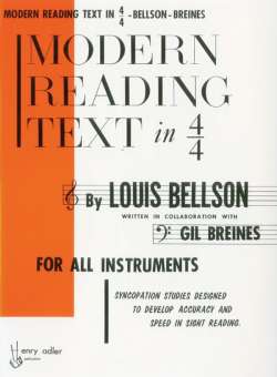 Modern Reading Text in 4/4 :