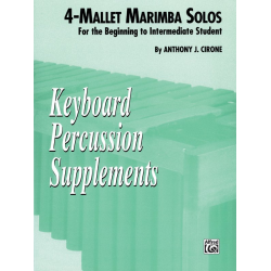 4-Mallet Marimba Solos - Anthony J. Cirone