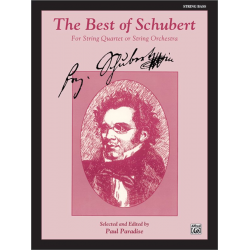 The Best of Schubert : for string quartet - Franz Schubert