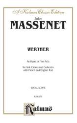 Werther : vocal score (fr/en) - Jules Massenet