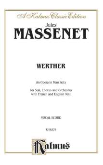 Werther : vocal score (fr/en)