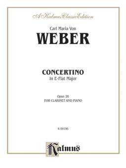 Concertino in E Flat Major op.26 for Clarinet and Orchestra :