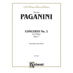 Concerto b minor no.2 op.7 : for - Niccolo Paganini