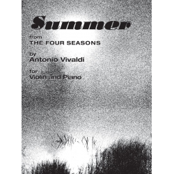 Summer : for violin and piano - Antonio Vivaldi