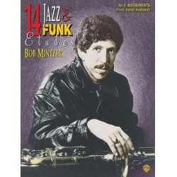 14 Jazz & Funk Etudes - C Instruments (Flute, Guitar, Keyboard) - Bob Mintzer
