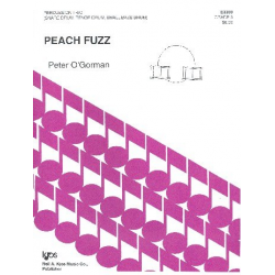 Peach Fuzz for Percussion-Trio - Peter O'Gorman