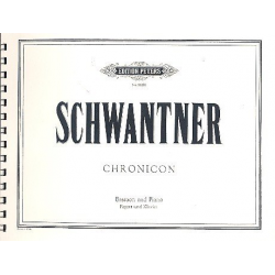 Chronicon : für Fagott und Klavier - Joseph Schwantner