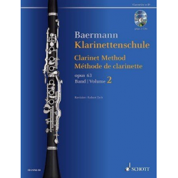 Klarinettenschule op.63 Band 2 (+2 CD's) - Carl Baermann