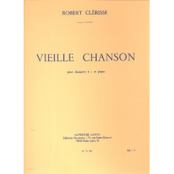 Vieille chanson : pour clarinette - Robert Clerisse