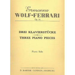 3 Klavierstücke op.14 - Ermanno Wolf-Ferrari