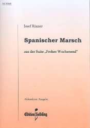 Spanischer Marsch : für Akkordeonorchester - Josef Rixner