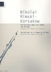 Variationen über ein Thema von Glinka für Oboe & Klavier - Nicolaj / Nicolai / Nikolay Rimskij-Korsakov