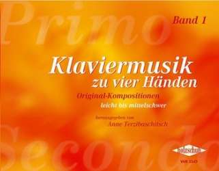 Klaviermusik zu vier Händen, Band 1 - Diverse / Arr. Anne Terzibaschitsch