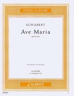 Ave Maria op.52,6 : für Klavier