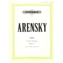 Klaviertrio d-Moll op.32 - Anton Stepanowitsch Arensky