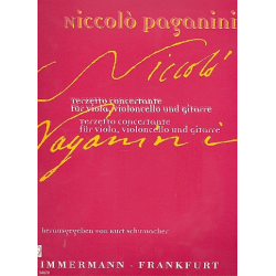 Terzetto concertante : für - Niccolo Paganini