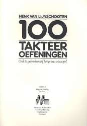 100 Takteer Oefeningen (100 Dirigierübungen) - Henk van Lijnschooten