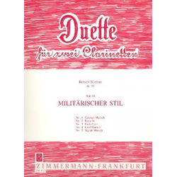 Duette für 2 Klarinetten op.94 - Robert Kietzer