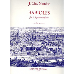 Babioles : musikalische Spielsachen - Jacques Christophe Naudot