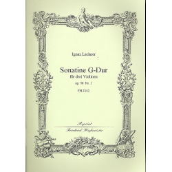 Sonatine G-Dur, op. 90/1 (3 Violinen) - Ignatz Lachner