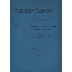 Sonate d-Moll Nr.1 op.75 : für Violine - Camille Saint-Saens