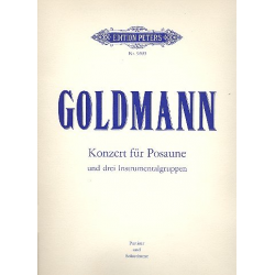 Konzert : für Posaune und - Friedrich Goldmann