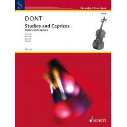 Etüden und Capricen op.35 : für Viola - Jacob Dont / Arr. Max Rostal
