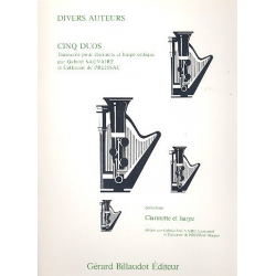 5 Duos pour clarinette et harpe - Gabriel Sauvaire / Arr. Catherine de Preissac