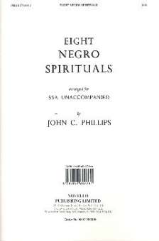 8 Negro Spirituals :